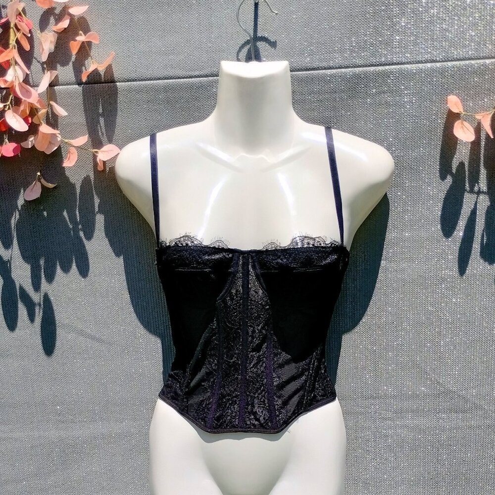 Raxnode (XS) Longline Lightly Boned Tummy Tuck Lingerie Top